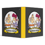 WORLDS GREATEST MARRIED COUPLE SARCASM CARTOON VINYL BINDERS