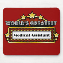 World's Greatest Medical Assistant mousepads by greatestjobsgifts World's Greatest Medical Assistant mousepads