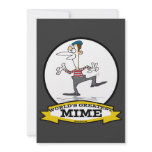 WORLDS GREATEST MIME MEN CARTOON INVITATION