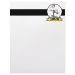 WORLDS GREATEST MIME MEN CARTOON CUSTOMIZED LETTERHEAD