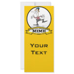 WORLDS GREATEST MIME MEN CARTOON RACK CARD