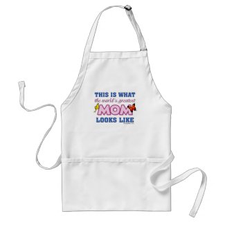 World's Greatest Mom apron