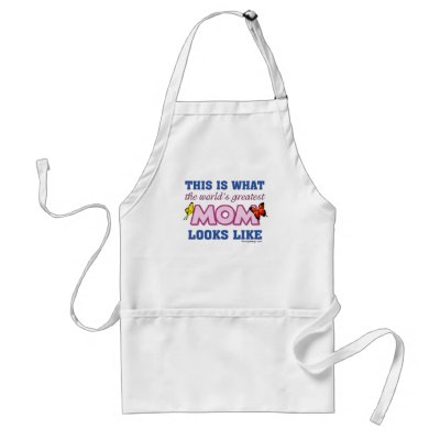World's Greatest Mom Aprons by ironydesigns