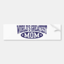 World's Greatest Mom Bumper Stickers