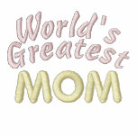 World's Greatest Mom Embroidered Hoodie