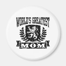 World's Greatest Mom Fridge Magnets
