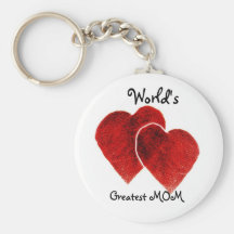 World's greatest mom key chain