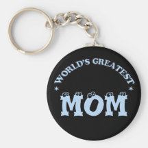 World's Greatest Mom Key Chain