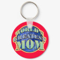 World's Greatest Mom Keychain
