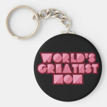 World's Greatest Mom Keychain