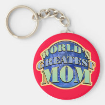 World's Greatest Mom Keychain