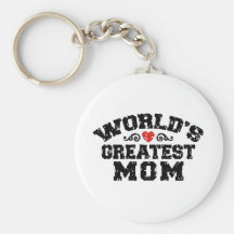 World's Greatest Mom Keychain