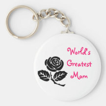 World's Greatest Mom Keychain