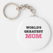 World's Greatest Mom Keychain