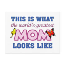 World's Greatest Mom postcards