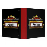 World's Greatest Mom Recipe Book 3 Ring Binder