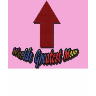 Worlds Greatest Mom Shirt Pink Background shirt