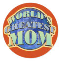 Worlds Greatest Mom stickers