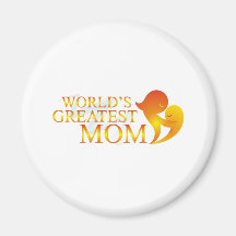 World's Greatest Mom T Shirts Refrigerator Magnet