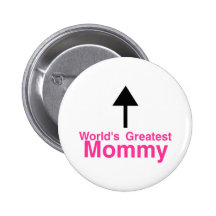 Worlds Greatest Mommy Arrow Pin