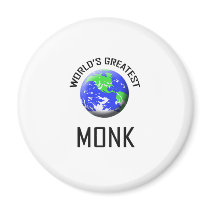 World's Greatest Monk magnets by jobshirt World's Greatest Monk magnets