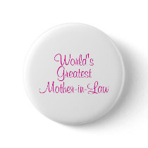 Worlds Greatest Mother In Law buttons