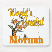Worlds Greatest Mother mousepads by DesignsOutOfMind Worlds Greatest Mother mousepads