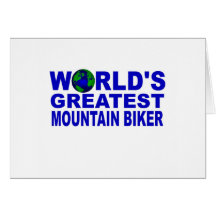 World's Greatest Mountain Biker Cards