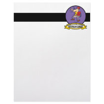 WORLDS GREATEST MOUNTAIN CLIMBER CARTOON CUSTOM LETTERHEAD