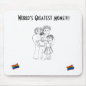 Worlds Greatest Mouse Pad (boy&girl)... mousepads