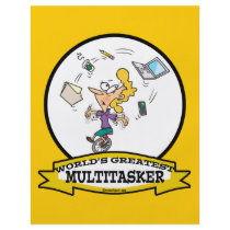 WORLDS GREATEST MULTI-TASKER WOMEN CARTOON FLYERS
