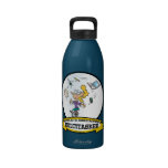 WORLDS GREATEST MULTI-TASKER WOMEN CARTOON water bottles