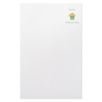 World's Greatest Mum (yellow flowers) Customized Stationery