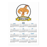 WORLDS GREATEST MUSCLE HEAD MEN CARTOON BUSINESS CARD