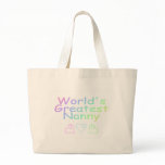 Worlds Greatest Nanny Tote Bag