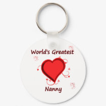 World's Greatest nanny keychains by worldsbestfamily World's Greatest nanny keychains