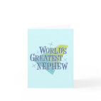 World's Greatest Nephew Greeting Card
