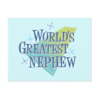 World's Greatest Nephew Postcard