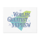 World's Greatest Nephew Postcard