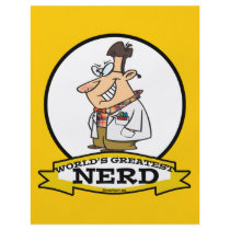 WORLDS GREATEST NERD MEN CARTOON FLYER
