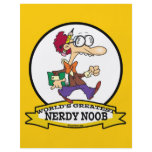 WORLDS GREATEST NERDY NOOB GUY CARTOON flyers