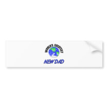World's Greatest New Dad bumper stickers