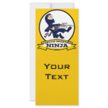 WORLDS GREATEST NINJA MEN CARTOON RACK CARDS