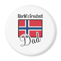 World's Greatest Norway Dad magnets