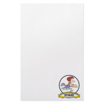 WORLDS GREATEST NURSE WOMEN VI CARTOON STATIONERY DESIGN