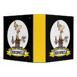 WORLDS GREATEST OENOPHILE CARTOON VINYL BINDER