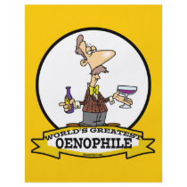 WORLDS GREATEST OENOPHILE CARTOON CUSTOM FLYER