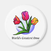 World's Greatest Oma Fridge Magnet