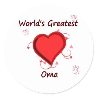 World's Greatest oma sticker