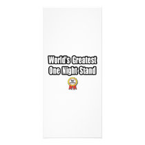 World's Greatest One Night Stand rack cards